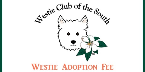 Westie Adoption Fee product